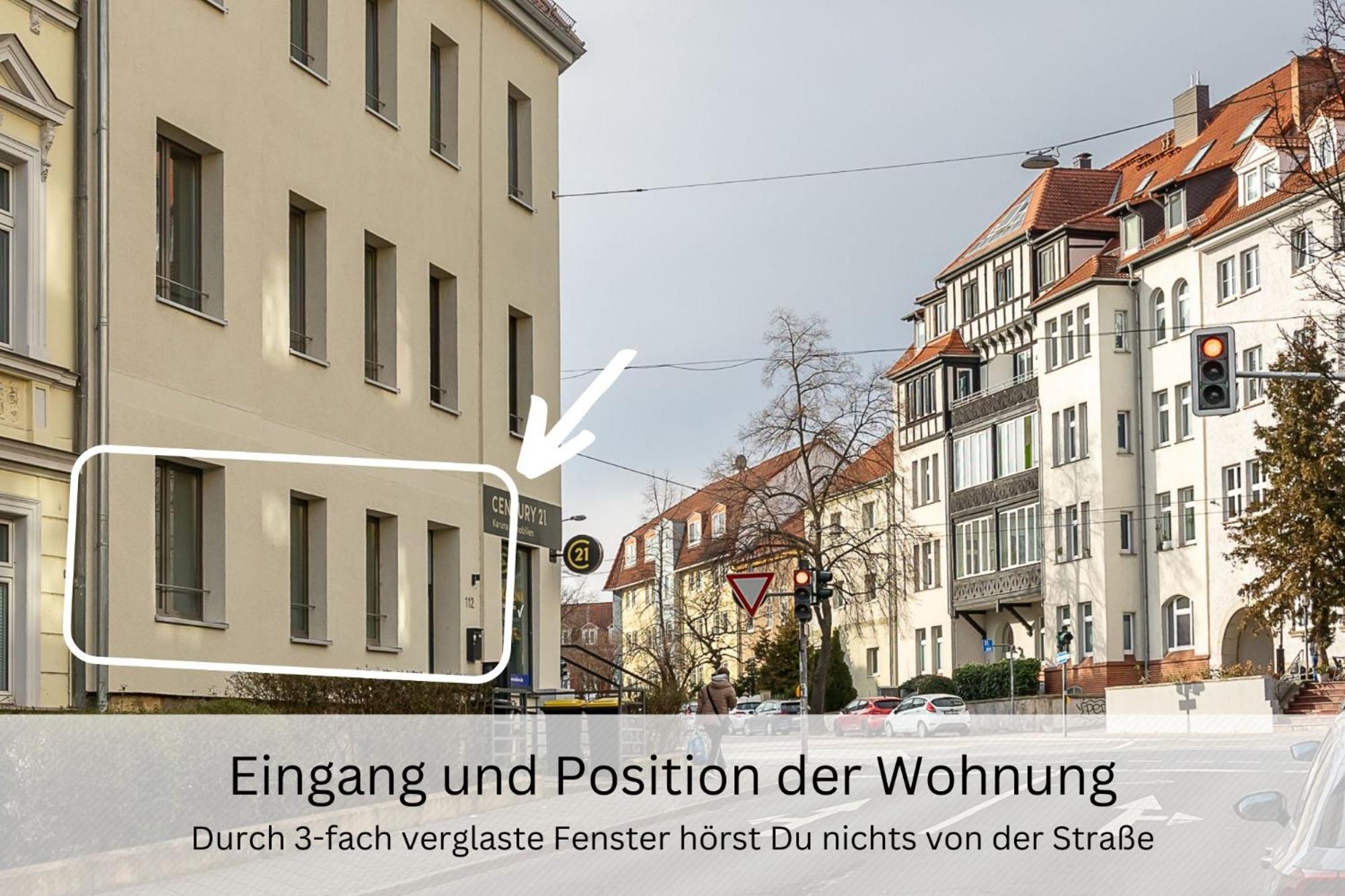 Bohnapartments - Altstadtoase - Balkon Und Garten - Wlan Erfurt Exterior photo
